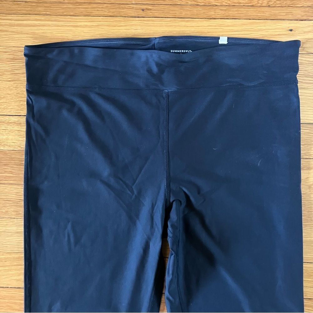 Summersalt Blue Black Sun Shield Swim Tunic & Leggings Bathing Suit Large - Picture 10 of 13